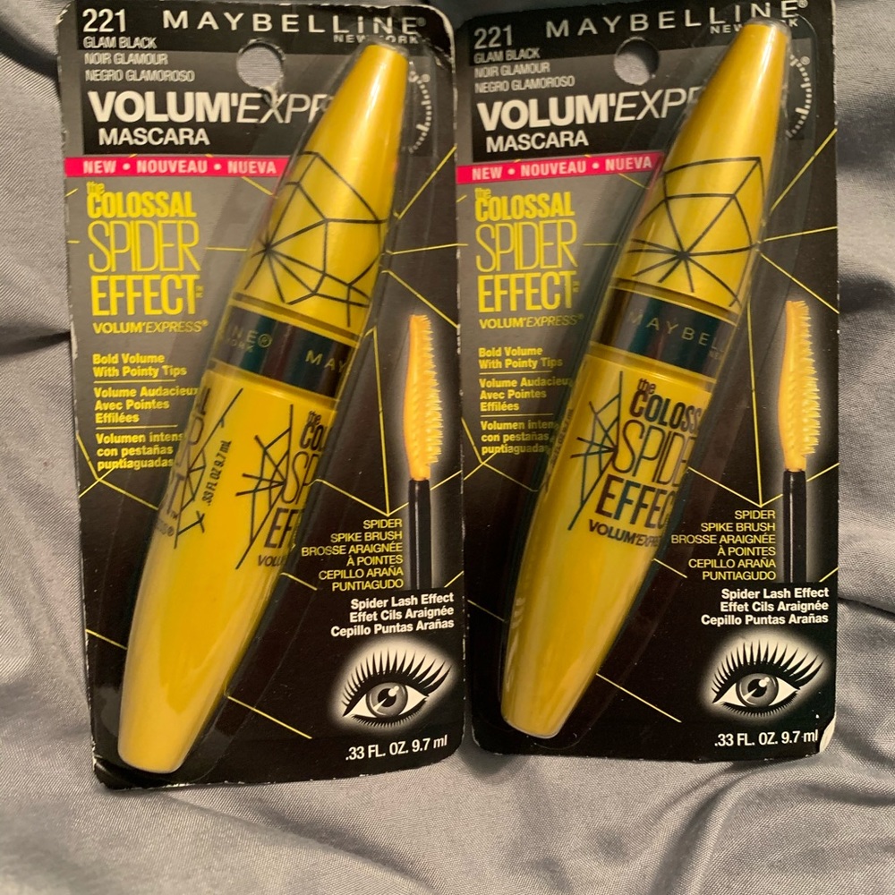 2 Maybelline Colossal Spider Effect 221 Glam Black